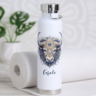 Fantasy Zodiac Bull Symbool Celestial Taurus Waterfles