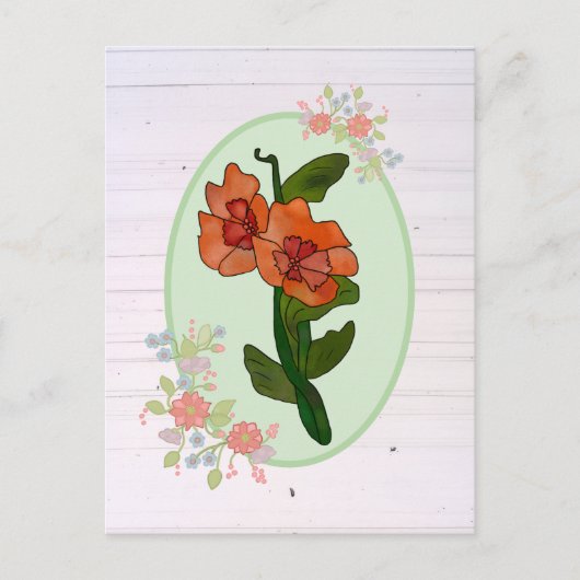 Fantasyblume Briefkaart (Voorkant)