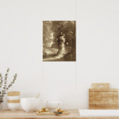 Fantin-Latour - Liefde gedichten van Brahms Poster (Keuken)