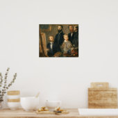 Fantin-latour - Manet in zijn Studio Poster (Keuken)