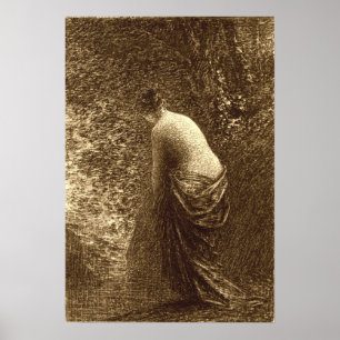 Fantin-Latour - Staande badster Poster