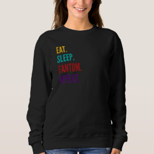 Fantom Crypto Eat Sleep Fantom Herhaal 1 Trui