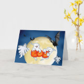 Fantomatique huez la carte de Halloween (Fleur jaune)