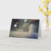 Fantôme avec carte des étoiles (Fleur jaune)