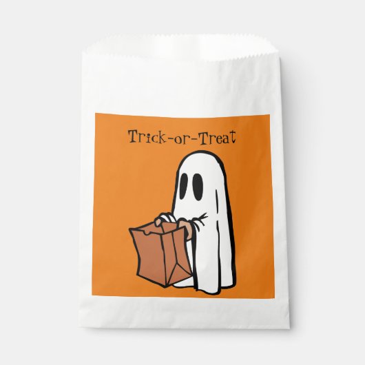 Fantôme blanc avec des sacs à collants ou à gâteau (Devant)