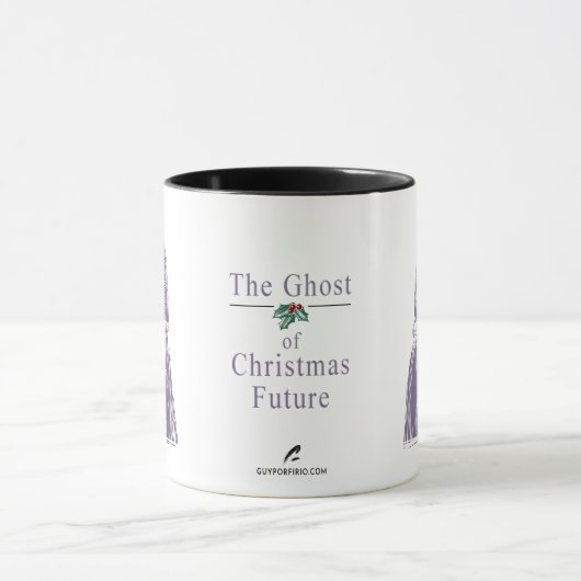 Fantôme de Noël Futur café Mug (Centre)