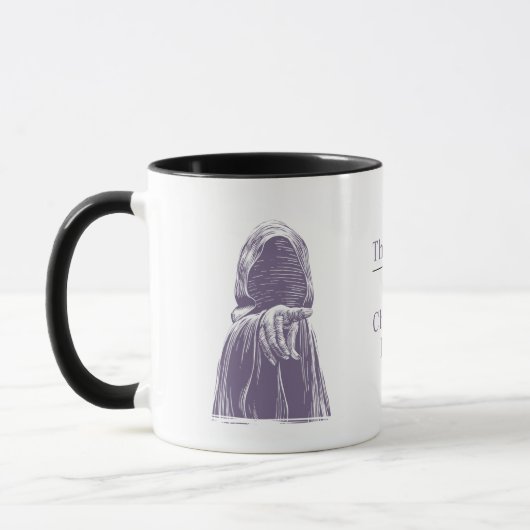 Fantôme de Noël Futur café Mug (Gauche)