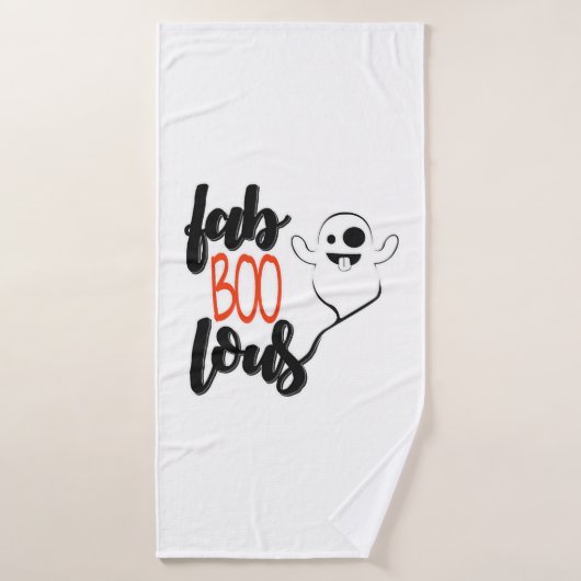 Fantôme d'Halloween (Serviette de bain)