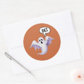 fantôme d'Halloween effrayant - DEI - autocollants (Enveloppe)