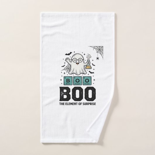 Fantôme d'Halloween Science Drôle Vintage_1 (Serviette à main)