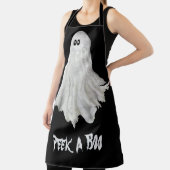 Fantôme Drôle De L'Halloween Dernier Tablier De De (Insitu)