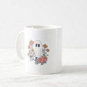 fantôme et rose Mug (Devant gauche)