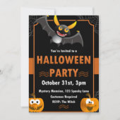 Fantôme Halloween Anniversaire Invitation Spooktac (Devant)