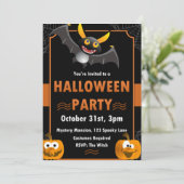 Fantôme Halloween Anniversaire Invitation Spooktac (Debout devant)