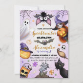 Fantôme Halloween Anniversaire Invitation Spooktac (Devant)