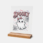 Fantôme Mignon Effrayant Design de Chemise Hallowe (Angle)