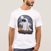 Fantôme - T-shirt Halloween (Devant)