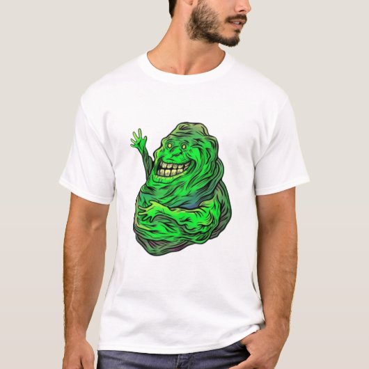 Fantôme vert mince ! T-shirt (Devant)