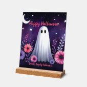 Fantôme Whimsical et Éffrayant Floral rose violet (Angle)