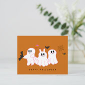 Fantômes Drôle Poster Pour Une Carte Postale Photo (Debout devant)