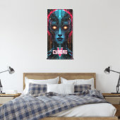Fantoomcircuits Canvas Afdruk (Insitu (Slaapkamer))