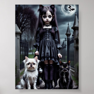 Fantoomportretten: realistische betoverende voorst poster