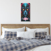 fantoomstroomkring canvas afdruk (Insitu (Slaapkamer))