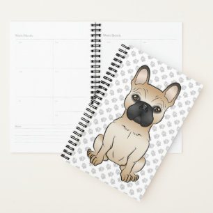 Faon Bouledogue Français / Chien de Dessin Animé F