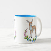 Faon dans la tasse de digitales (Devant droit)