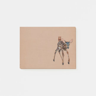 FAON et note de post-it AMBRE de HIBOU