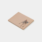 FAON et note de post-it AMBRE de HIBOU (Incliné)