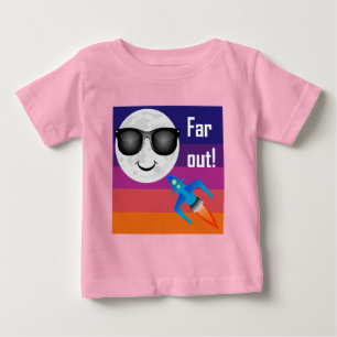 Far Out Design - Baby Fijne Jersey T-Shirt
