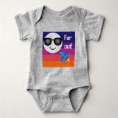 Far Out Design - Baby Jersey Bodypak Romper (Voorkant)