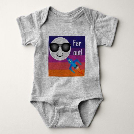 Far Out Design - Baby Jersey Bodysuit (Voorkant)