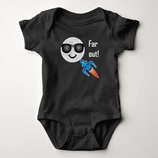 Far Out Design - Body bébé en jersey (Devant)