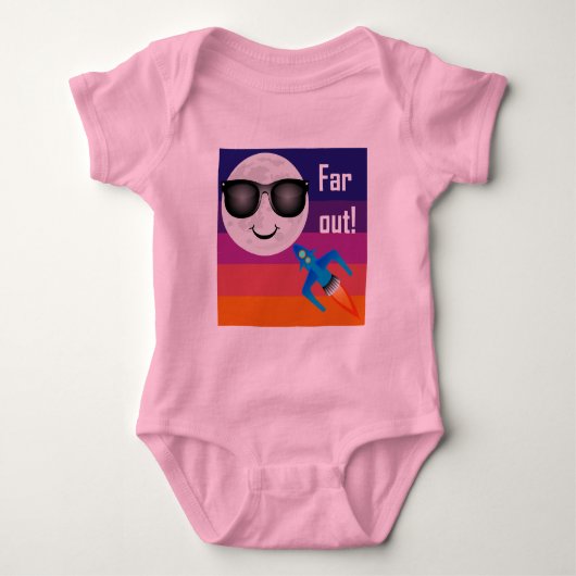 Far Out Design - Body bébé en jersey (Devant)