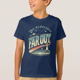 Far Out Man Retro 60's Slogan gepersonaliseerd T-shirt