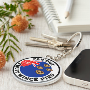 Far Out Nieuw-Zeeland Fruit Mince Pies Sleutelhanger