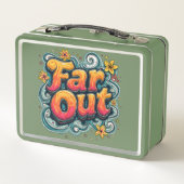 Far Out Retro 70s Psychedelic Groovy Hippie (Achterkant)