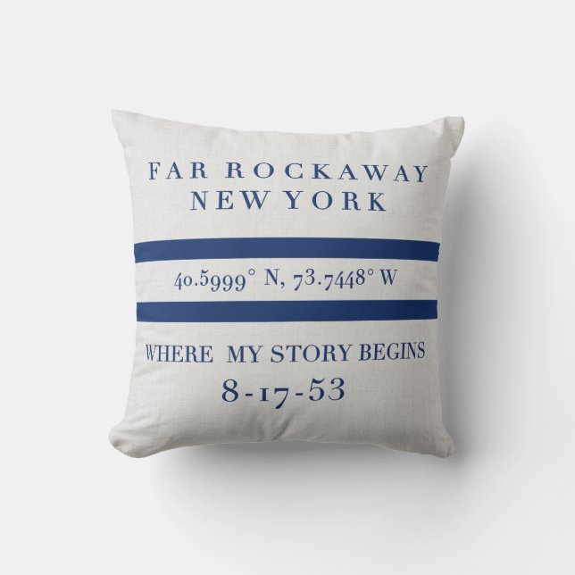Far Rockaway Pillow Kussen (Voorkant)