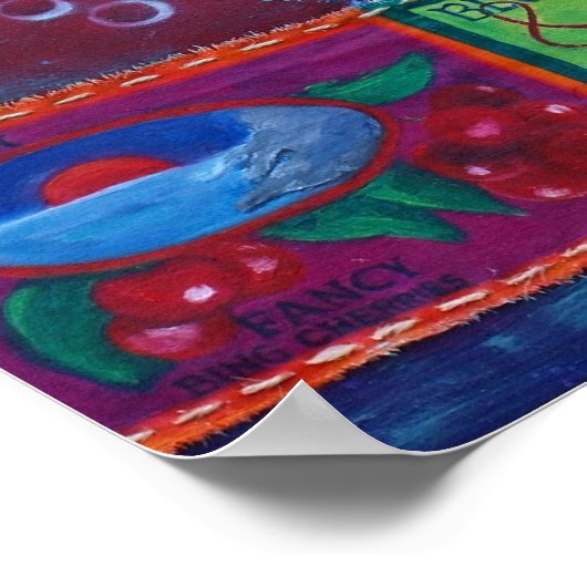 Far West Cherries Poster (Hoek)