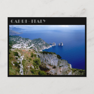 Faraglioni Rocks en Sorrento Peninsula, Capri Briefkaart