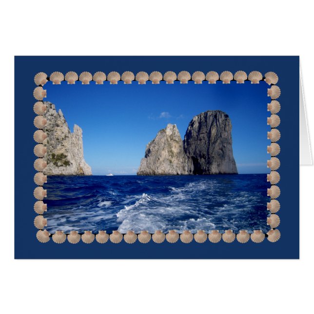 Faraglioni Stacks, eiland Capri - Golf van Napels (Voorkant Horizontaal)