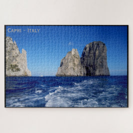 Faraglioni stacks - eiland Capri - Italië Legpuzzel