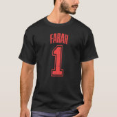 Farah Supporter Nummer 1 grootste ventilator T-shirt (Voorkant)