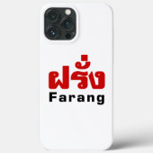 Farang ♦ Buitenlanders in het Thaise Taalscript ♦ Case-Mate iPhone Case (Achterkant)