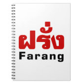 Farang ♦ Buitenlanders in het Thaise Taalscript ♦ Notitieboek (Voorkant)