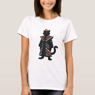Farao Black Cat Coffee T-Shirt 