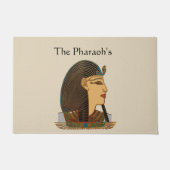 Farao Egyptische Folk Art Deurmat (Voorkant)