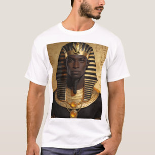 Farao Energie — Oude Afrikaanse Koning Moderne Kun T-shirt